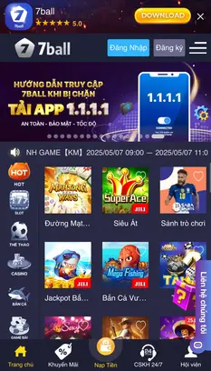 Tải ứng dụng 7BALL